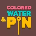 Colored Water & Pin